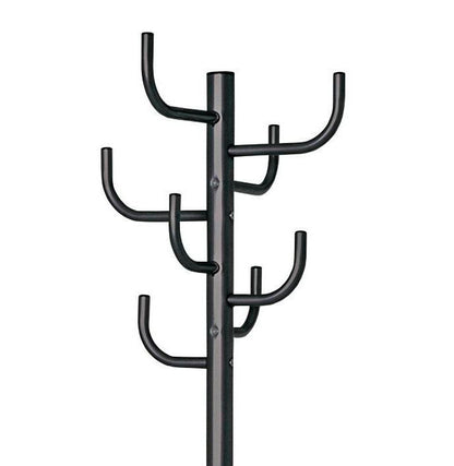 Freestanding Organizer - Black Coat Tree with 8 Hooks. 19.68" x 19.68" x 72.44" HAOG - HAOG