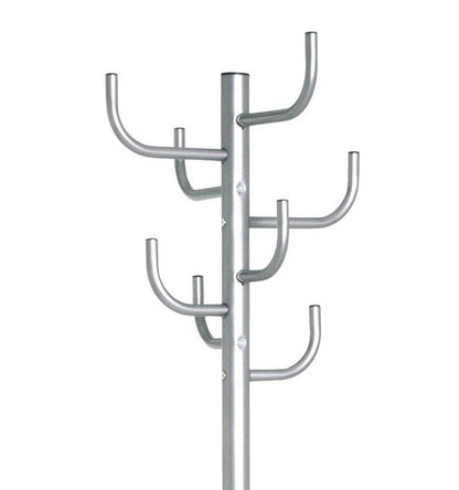 Gray Coat Rack - Freestanding Hat and Coat Stand with 8 Hooks. 19.68" x 19.68" x 72.44" HAOG - HAOG